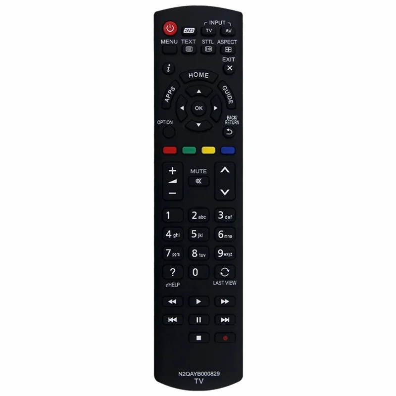 N2QAYB000829 For Panasonic TV Remote Control Replacement Ergonomic Controller