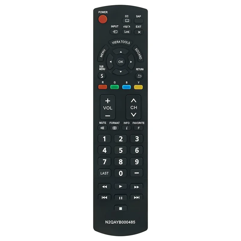 N2QAYB000485 TV Controller for Panasonic Television Replacement Intelligent Remote Control