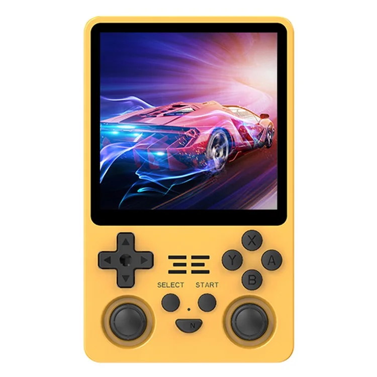 POWKIDDY RGB20SX 4 inch Screen Video Handheld Game Console (16+64G) - Yellow
