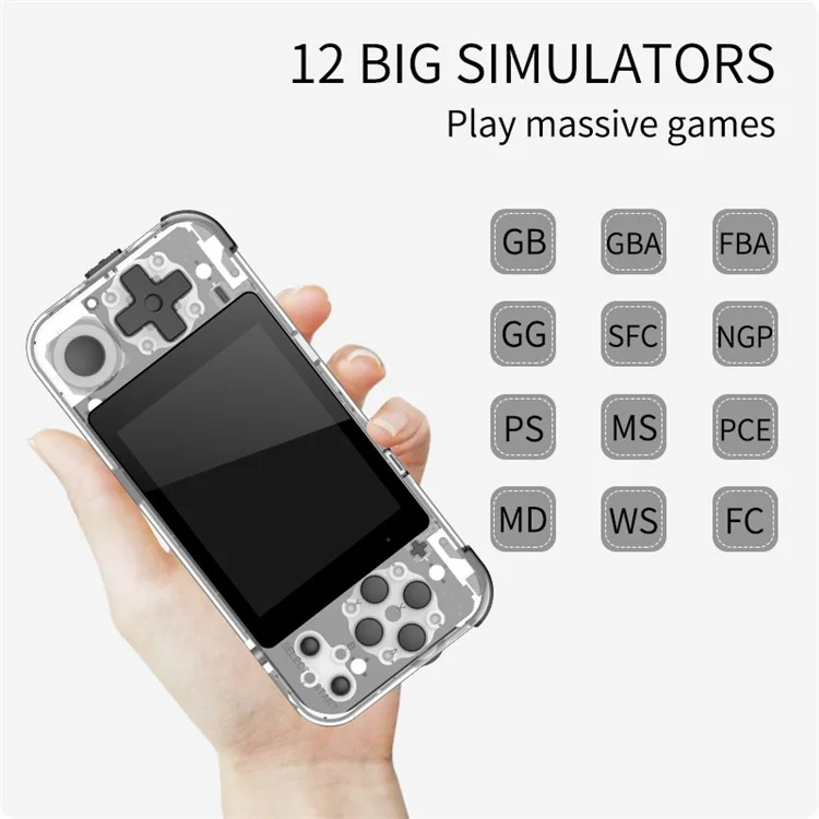 POWKIDDY Q90 Mini Size Retro Video Game Console without Built-In System Memory Card