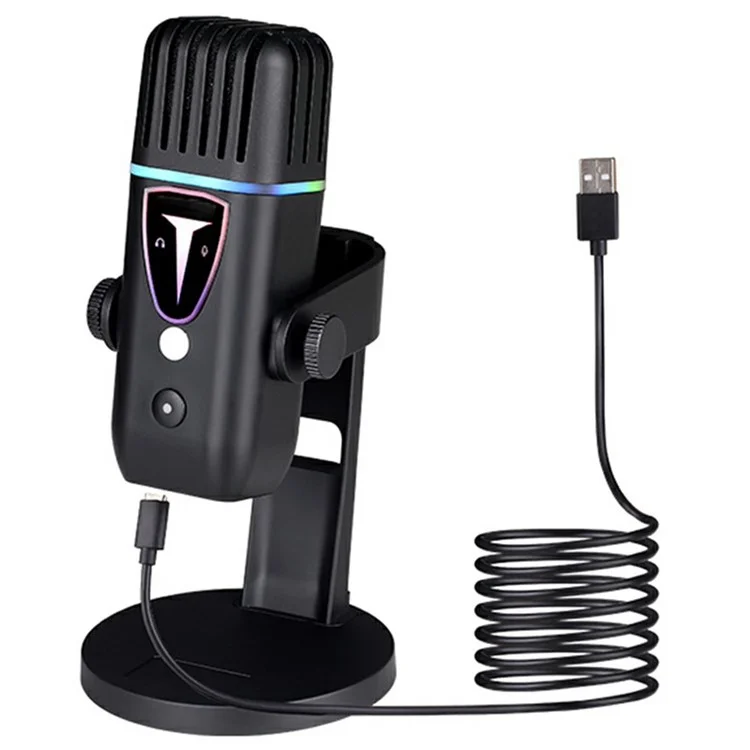 Microphone de bureau plug and play PDO-30 à haute sensibilité pour e-sports et jeux, microphone à condensateur