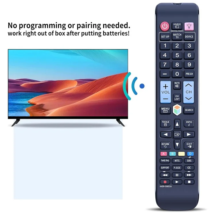 AA59-00652A For Samsung TV Remote Controller Replacement ABS Television Remote Control