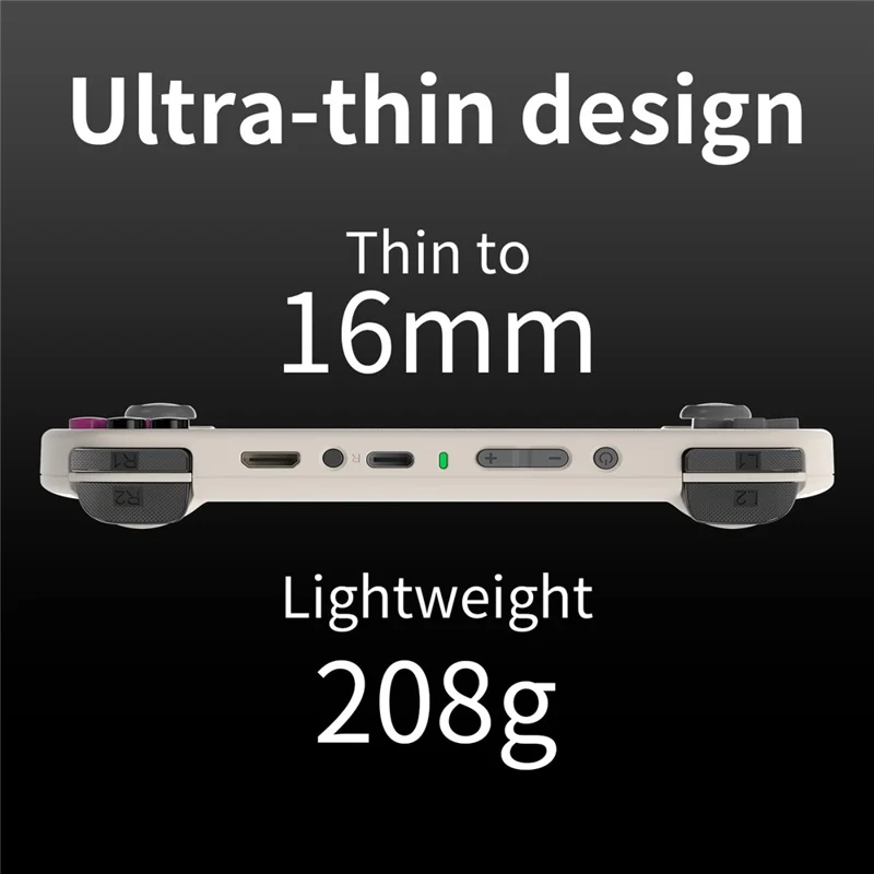 ANBERNIC RG40XXH 4.0 Inch IPS Screen Bluetooth + WiFi Handheld Video Game Console, with 64G TF Card - Grey