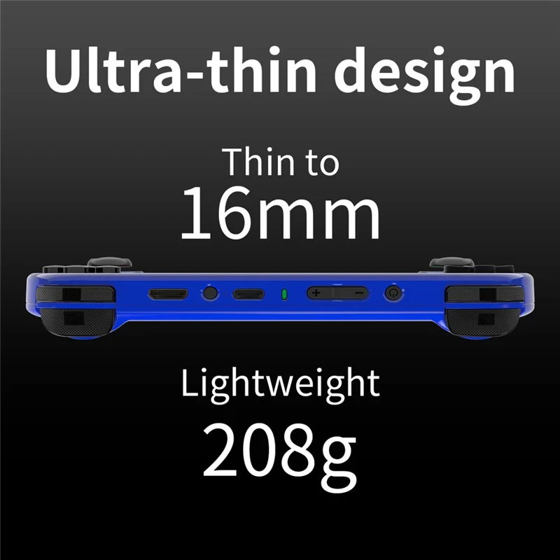 ANBERNIC RG40XXH 4.0 Inch IPS Screen Bluetooth + WiFi Handheld Video Game Console, with 64G+128G TF Card - Blue