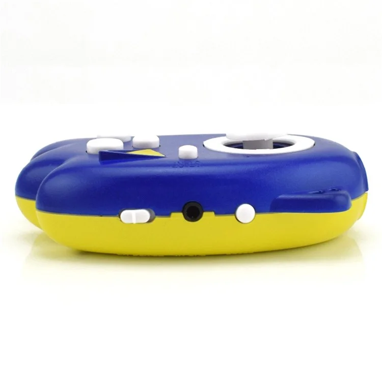 DATA FROG Portable 8-Bit Retro TV Game Console Built-in 89 Games Mini Controller - Blue+Yellow