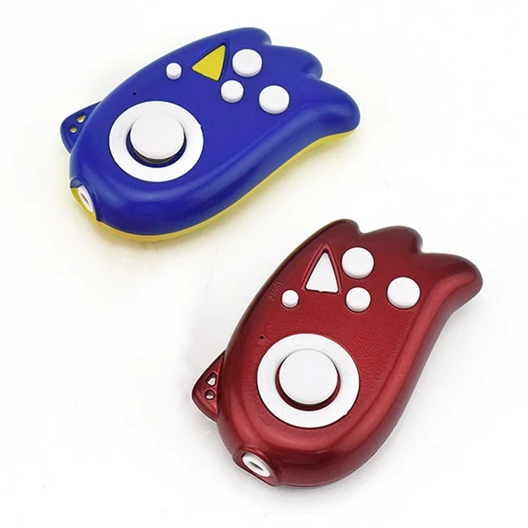 DATA FROG Portable 8-Bit Retro TV Game Console Built-in 89 Games Mini Controller - Blue+Yellow