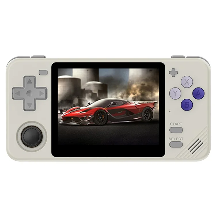 POWKIDDY RGB10X 64G Handheld Game Console 3.5 Inch 4:3 IPS Screen Video Game Player - Grey