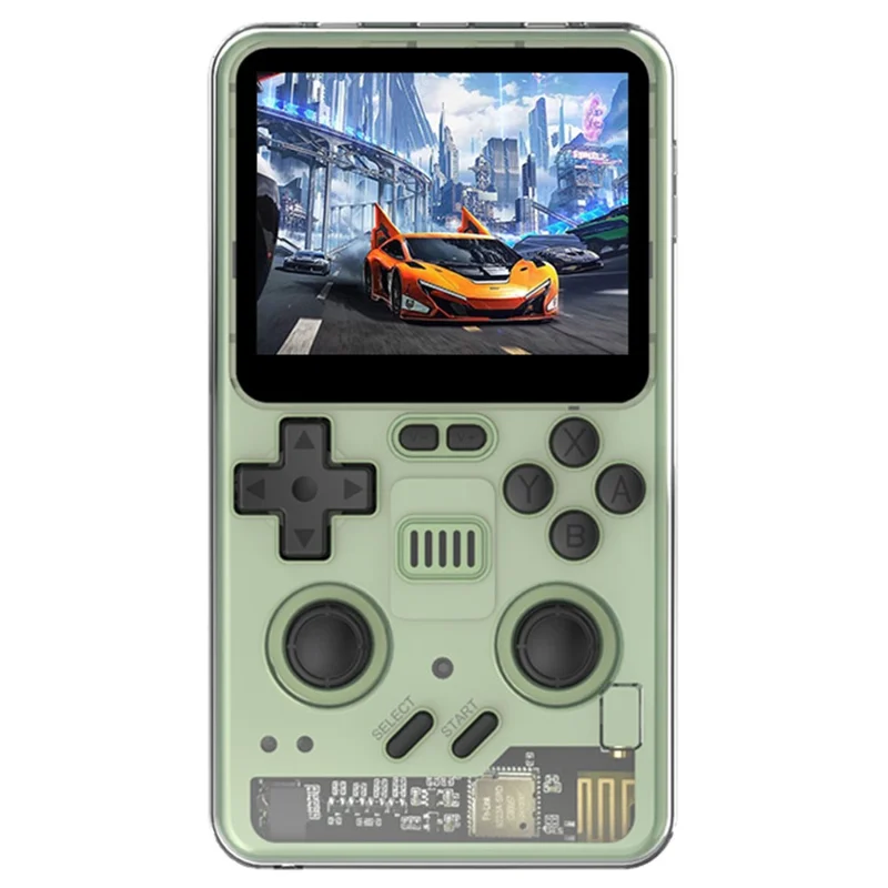 POWKIDDY RGB20PRO 128G Retro Handheld Gaming Console 3.2-inch IPS Screen - Matcha Green