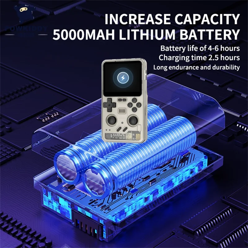 POWKIDDY RGB20PRO 128G Retro Handheld Gaming Console 3.2-inch IPS Screen - Matcha Green