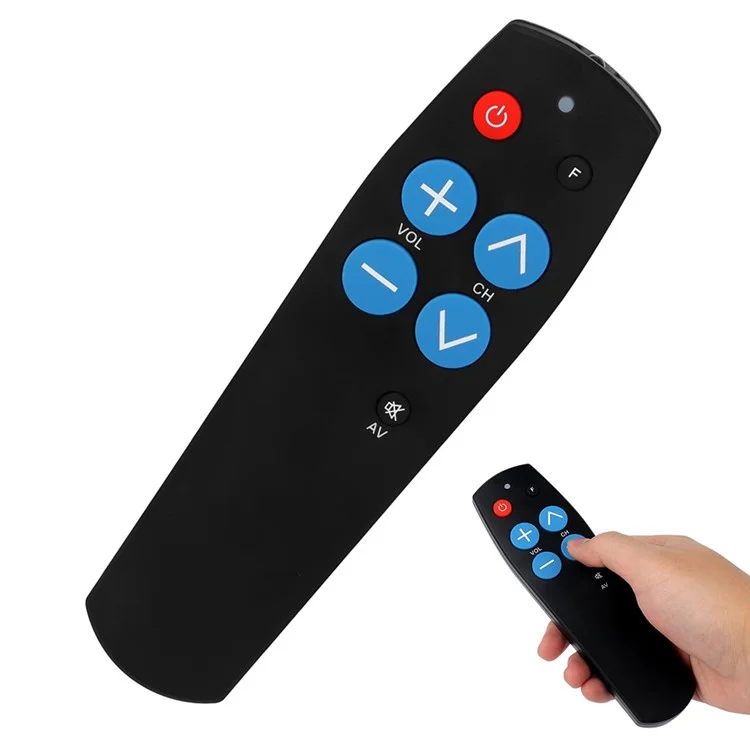 Control remoto IR de 7 botones para televisor, decodificador, DVD, VCD, controlador inteligente de aprendizaje