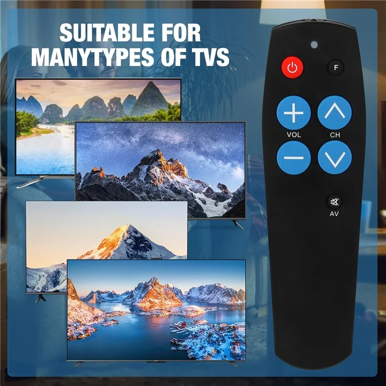 Control remoto IR de 7 botones para televisor, decodificador, DVD, VCD, controlador inteligente de aprendizaje