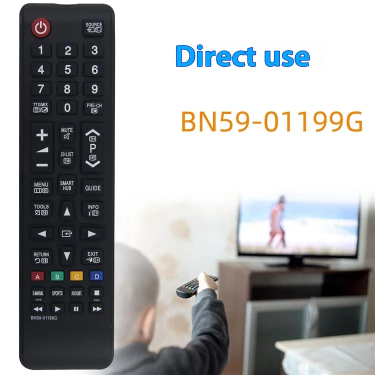 Telecomando di ricambio BN59-01199G per TV Samsung, funzionamento a batteria, telecomando TV universale.