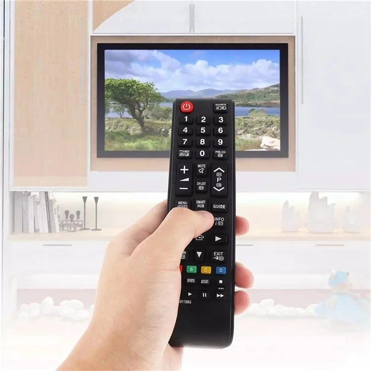 Telecomando di ricambio BN59-01199G per TV Samsung, funzionamento a batteria, telecomando TV universale.