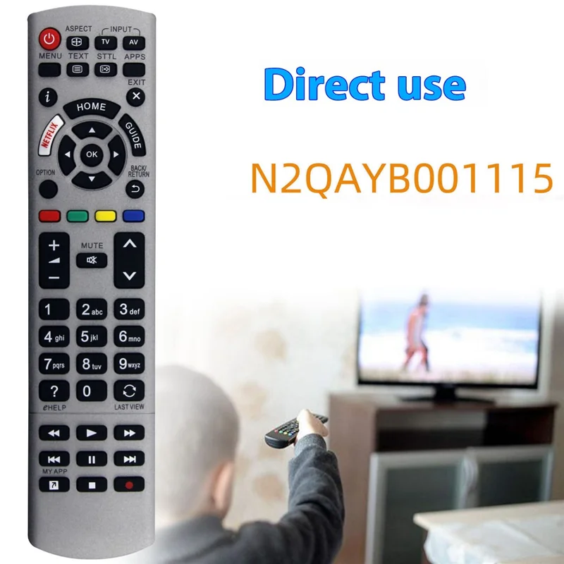 N2QAYB001115 Remote Control Replacement For Panasonic TV Battery Operated Universal TV Remote