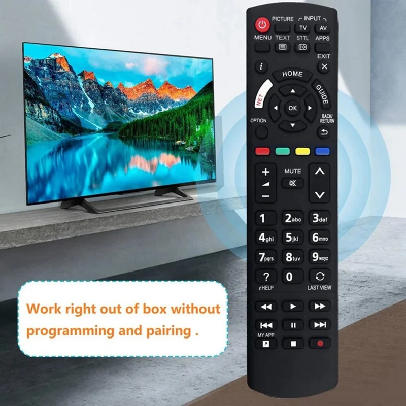 N2QAYB001180 Remote Control Replacement For Panasonic TV Battery Operated Universal TV Remote