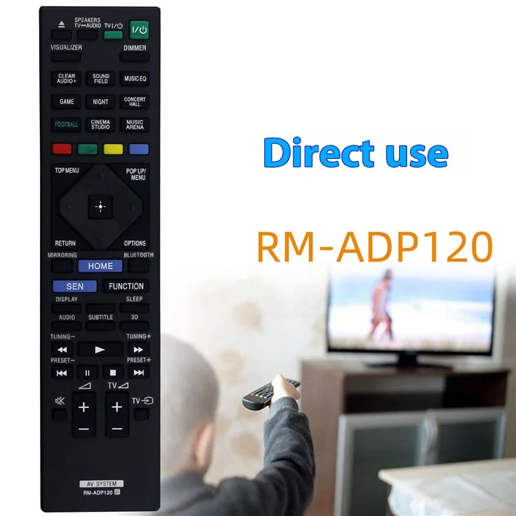 RM-ADP120 Remote Control Replacement For Sony Home Theater Player Battery Operated
