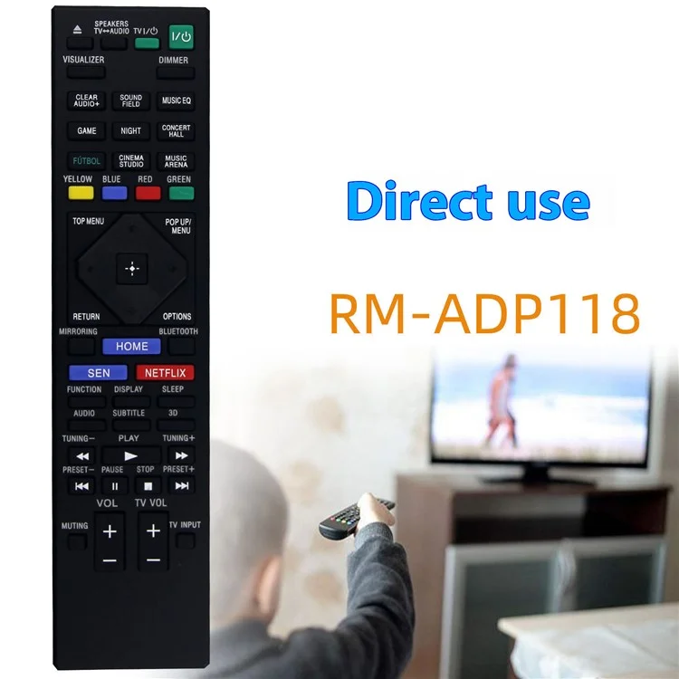 RM-ADP118 Remote Control Replacement For Sony Home Theater Player Battery Operated