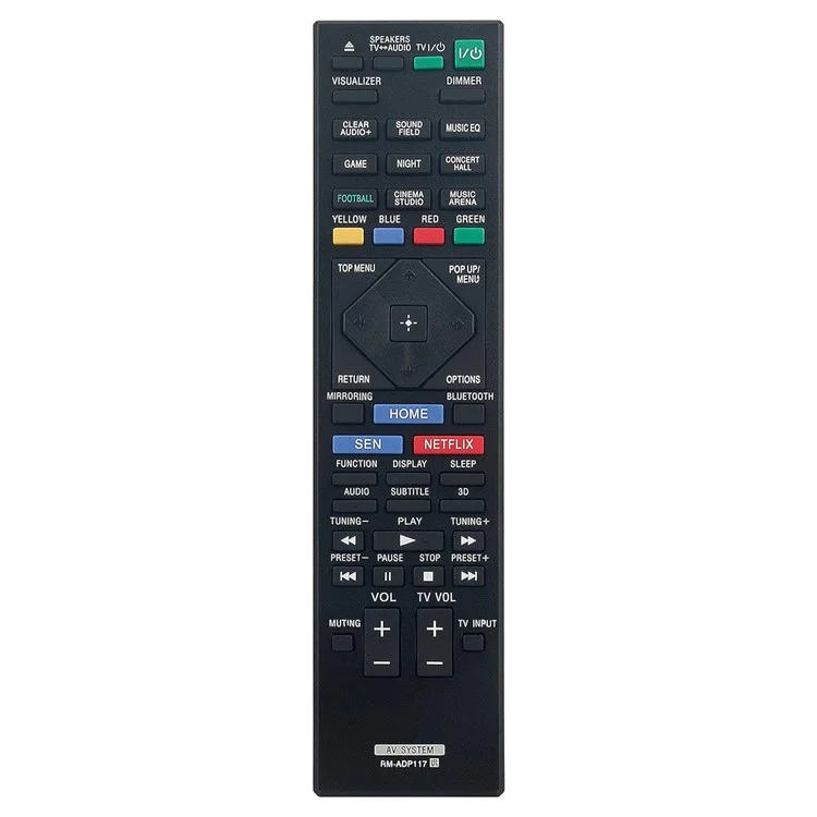 RM-ADP117 Remote Control Replacement For Sony Home Theater Player Battery Operated