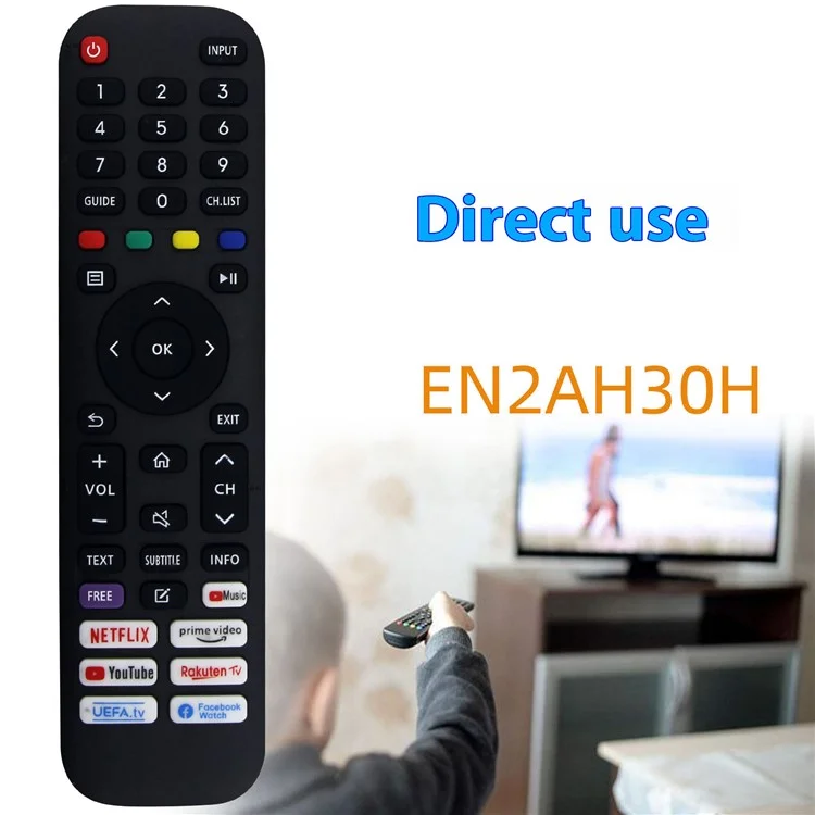 EN2AH30H Universal Remote Control Replacement For Hisense Smart Tvs