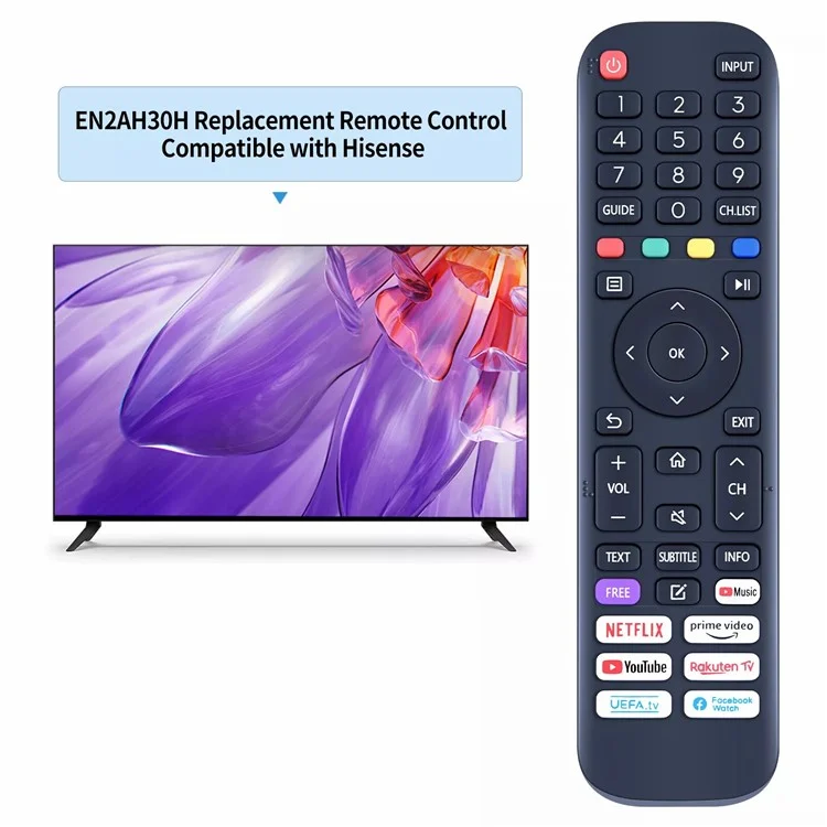 EN2AH30H Universal Remote Control Replacement For Hisense Smart Tvs