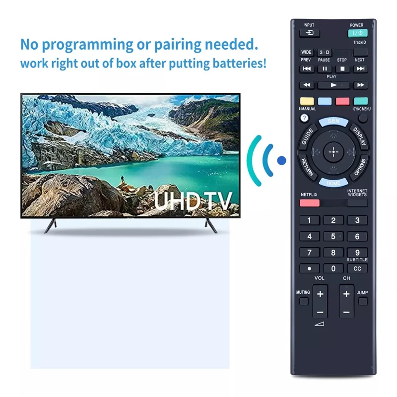 RM-YD073 For Sony TV Remote Control Replacement Universal Smart TV Remote