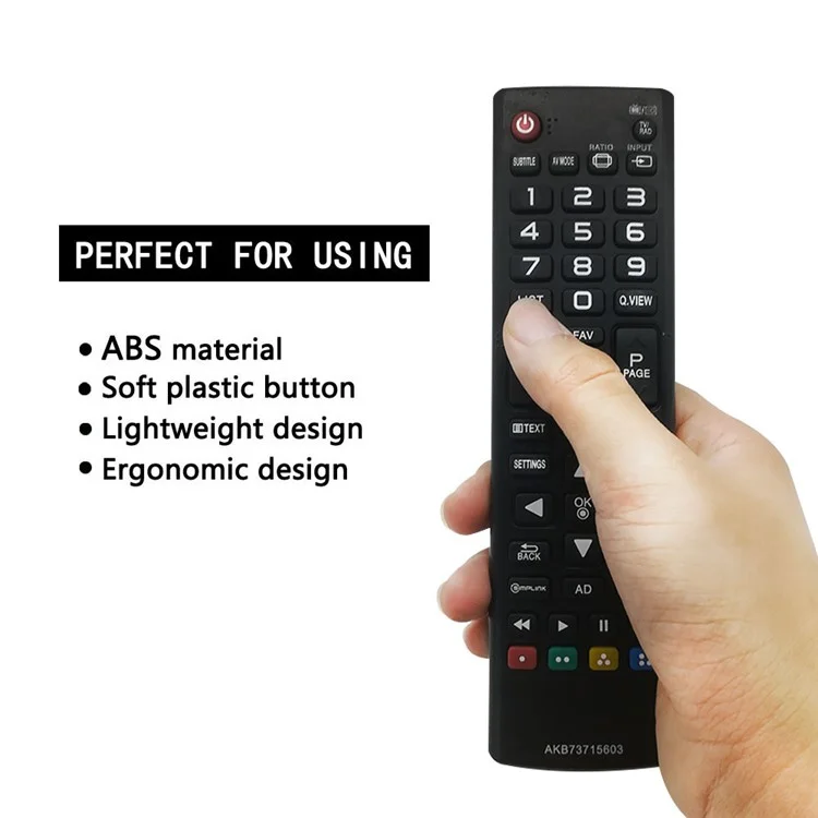 AKB73715603 For LG TV Remote Control Ergonomic Replacement Television Controller