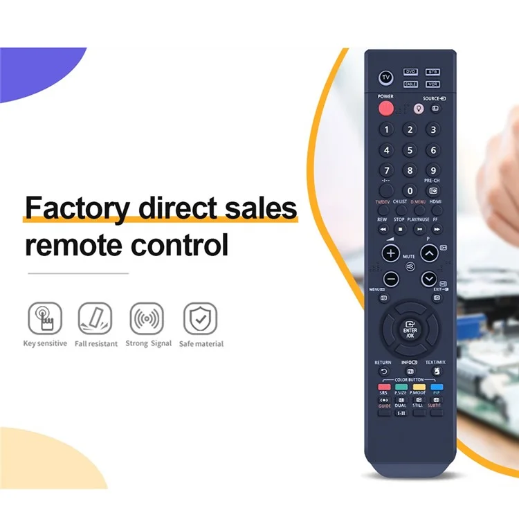 BN59-00611A For Samsung TV Remote Control Battery Operated Ergonomic Replacement Television Controller