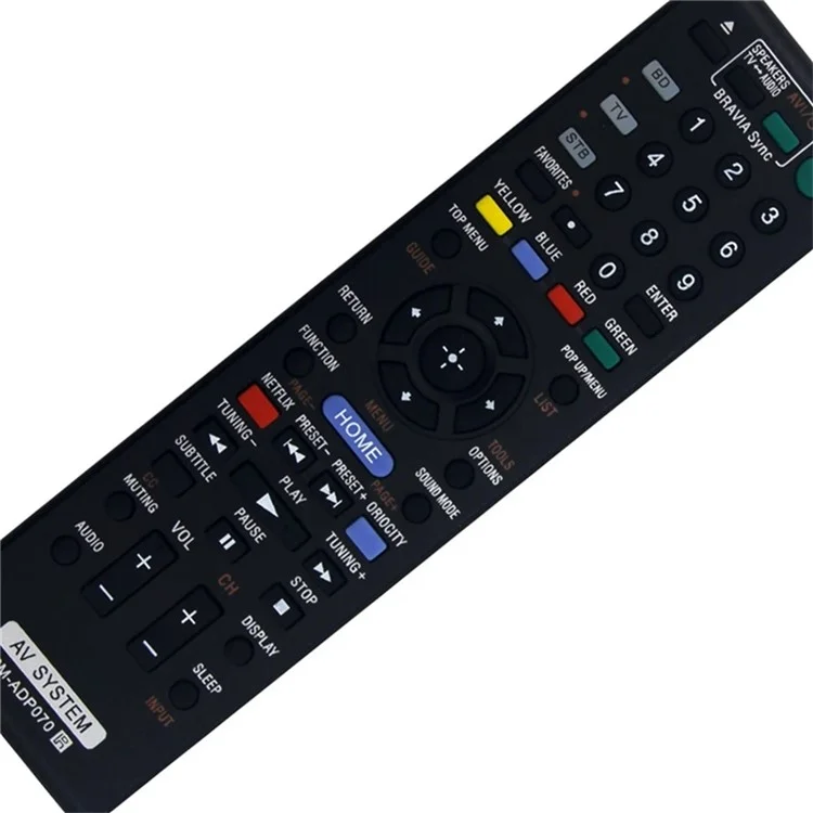 RM-ADP070 For Sony DVD Remote Control Replacement 1-8m ABS Ergonomic Handheld Controller