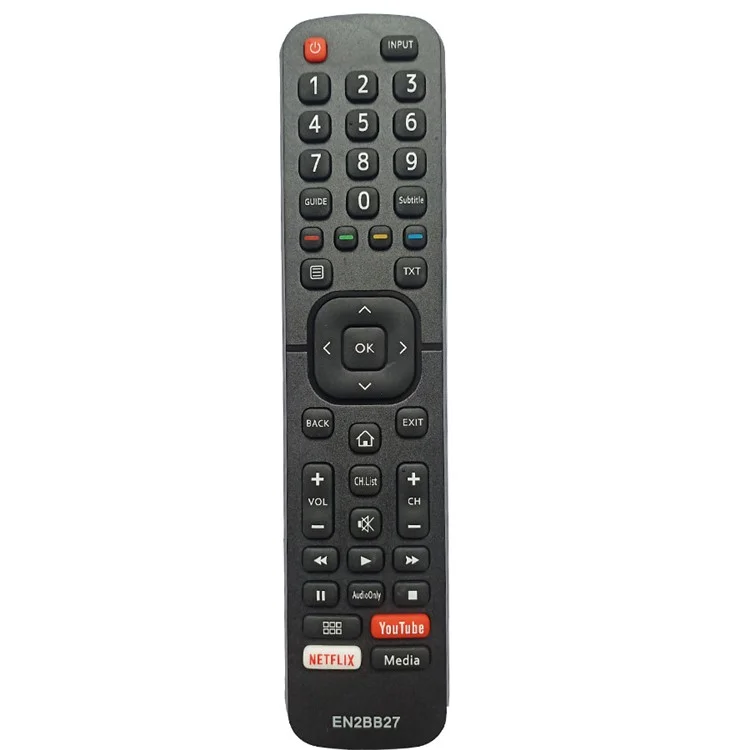 EN2BB27 Télécommande de remplacement ergonomique pour téléviseur Hisense