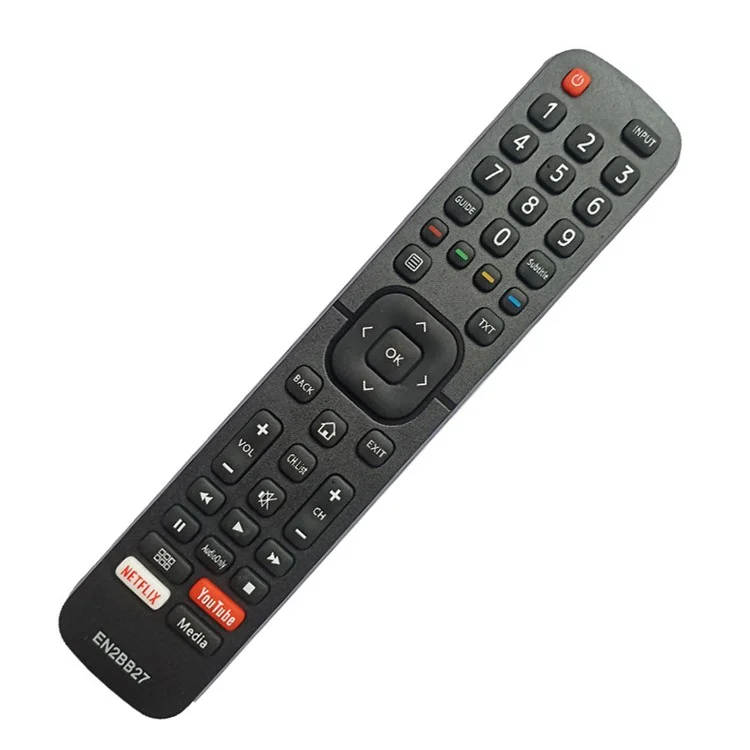 EN2BB27 Télécommande de remplacement ergonomique pour téléviseur Hisense