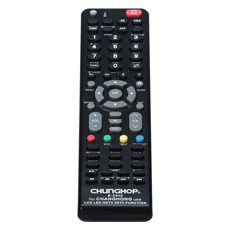 CHUNGHOP E-C910 For Changhong TV Remote Control Battery Powered Replacement Controller