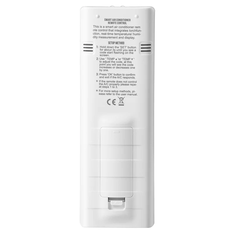 CHUNGHOP K-3302E Universal fjärrkontroll till luftkonditionering Stor LCD-display A/C-kontrollenhet