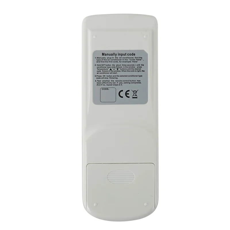CHUNGHOP K-2012E Universal Air Conditioner Remote Control Time On / Off A  /  C Controller with Clock Function