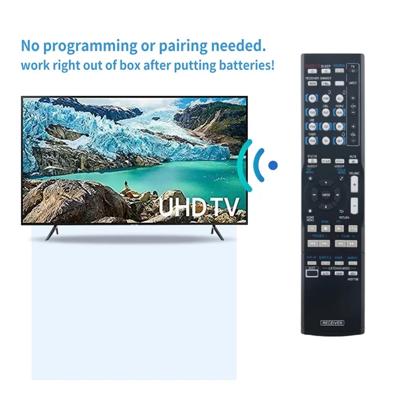 AXD7739 For Pioneer AV Receiver Stereo System Remote Control Ergonomic Replacement Controller