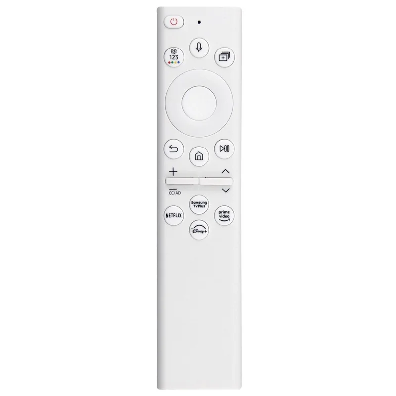 BN59-01385A Für Samsung TV-Fernbedienung, solarbetrieben, mit Sprachsteuerung, Ersatzfernbedienung – Weiß
