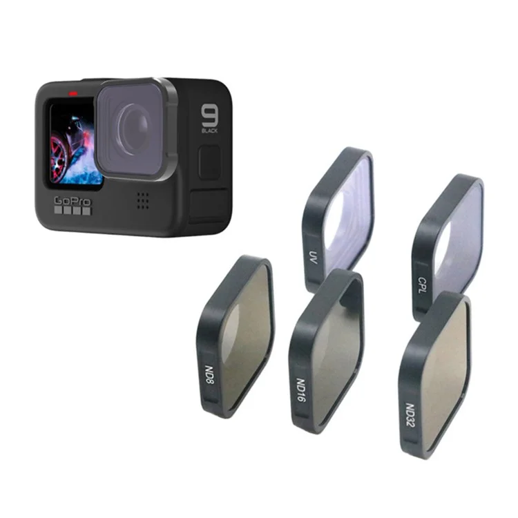 Filtro profesional para lente ND32 Neutral Density Lens Shutter Filter Lens Protector para GoPro Hero 9 Black