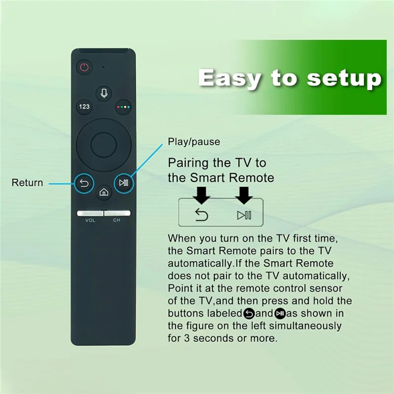BN59-01266A For Samsung TV Voice Remote Control Voice Activated Replacement Infrared Controller