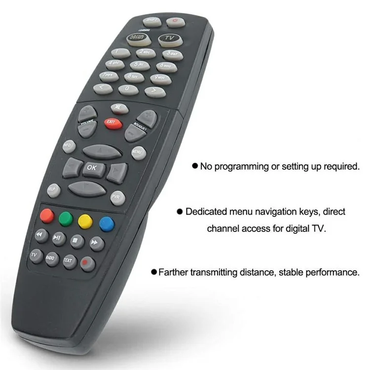 Per Dreambox DM800 / DM800HD / DM800SE Telecomando Sostitutivo per Decoder, Controllore Alimentato a Batteria