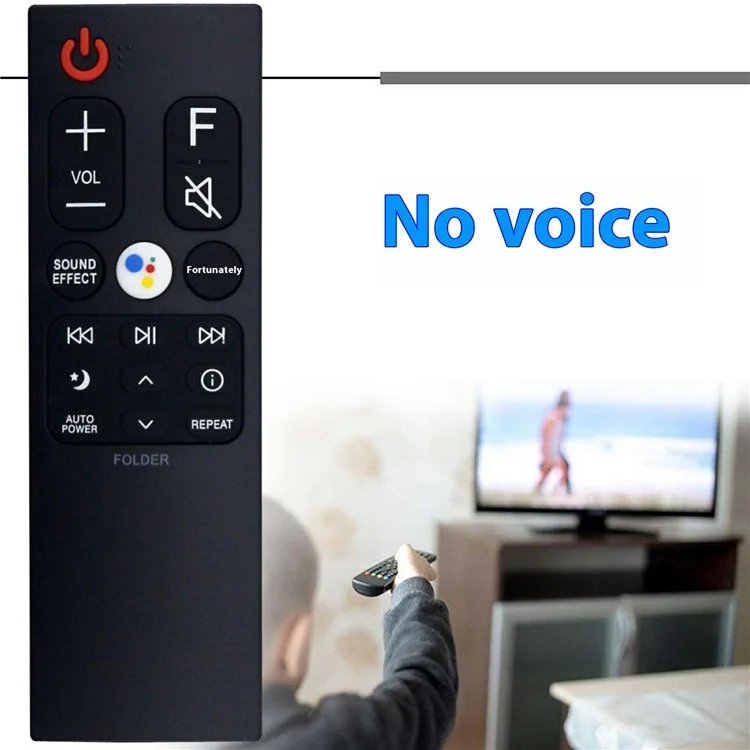 AKB75595351 For LG Soundbar Ergonomic Remote Control Replacement Battery Operated Controller