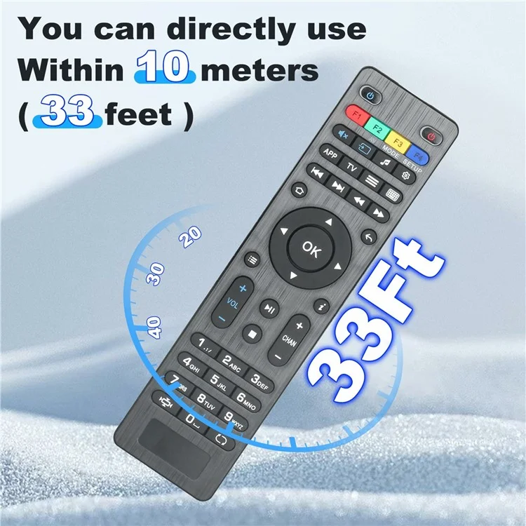 Controle Remoto de Substituição para Infomir Mag250 / Mag254 / Mag255 / Mag256 / Mag275 Set Top Box