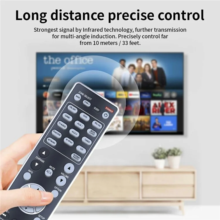 RC021SR For Marantz Amplifier Remote Control Battery Operated Replacement Controller