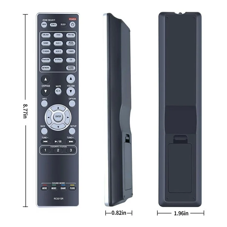 RC021SR For Marantz Amplifier Remote Control Battery Operated Replacement Controller