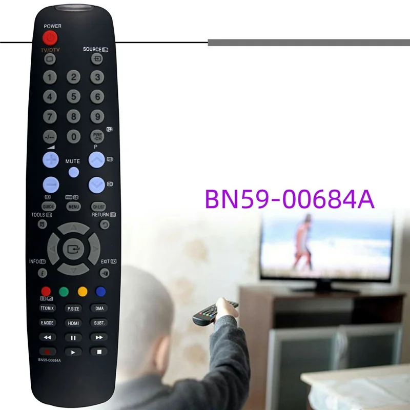 BN59-00684A For Samsung TV Remote Control Replacement Battery Operated Ergonomic Wireless Controller