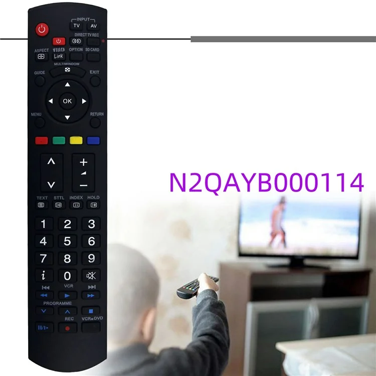 Controle Remoto Universal Sem Fio de Substituição para TV Panasonic N2QAYB000114