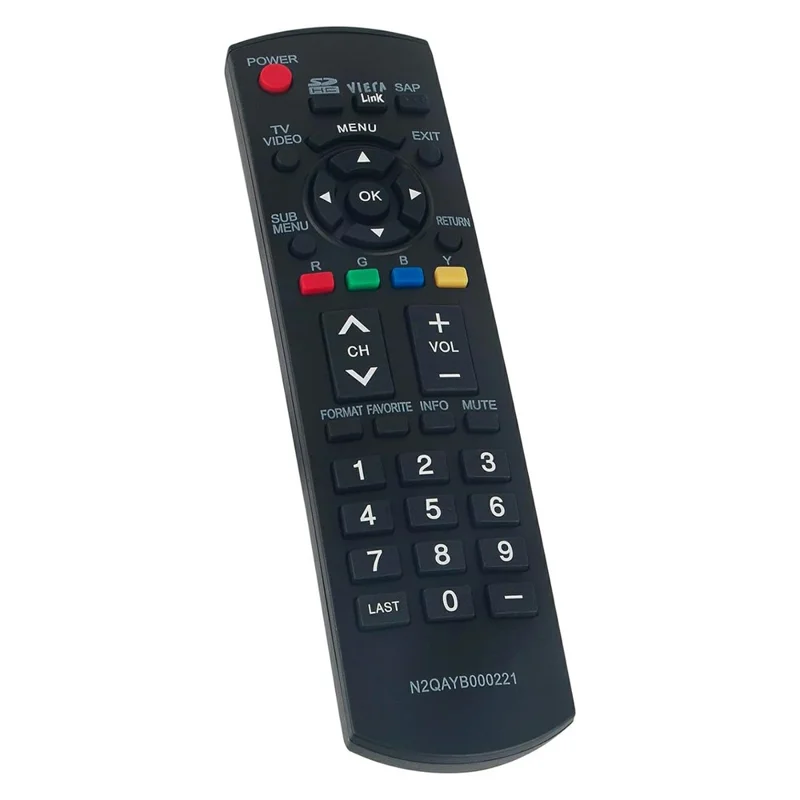 N2QAYB000221 For Panasonic TV Remote Control Replacement 1-10m Range Wireless Controller
