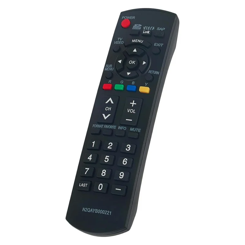 N2QAYB000221 For Panasonic TV Remote Control Replacement 1-10m Range Wireless Controller