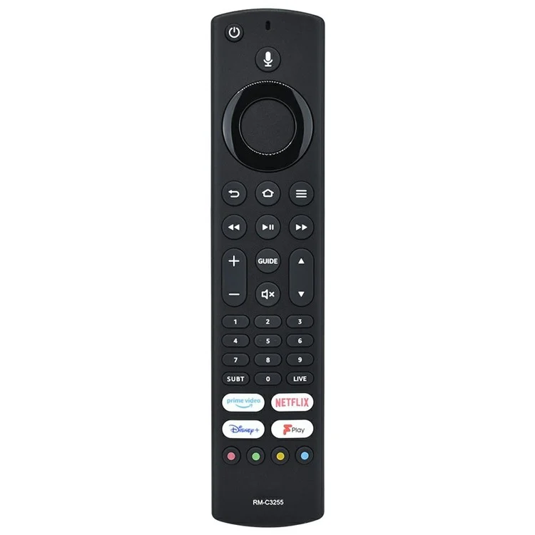 Télécommande vocale ergonomique de remplacement pour téléviseur JVC RM-C3255