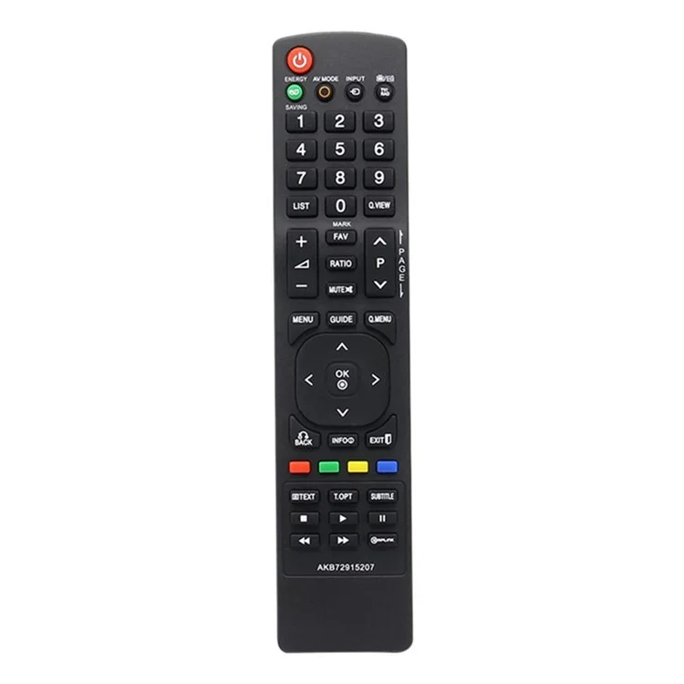 Télécommande de remplacement pour téléviseur LG AKB72915207 avec portée de 10 m, fonctionnant à piles