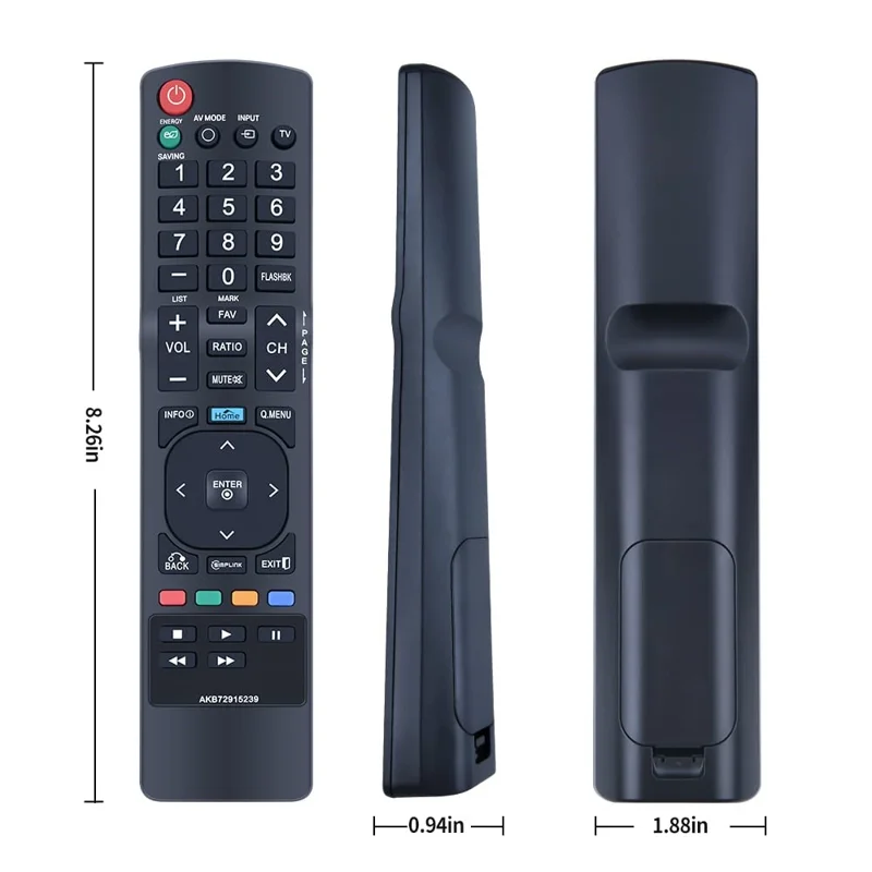 AKB72915239 For LG TV Remote Control Replacement 10m Range Ergonomic Controller