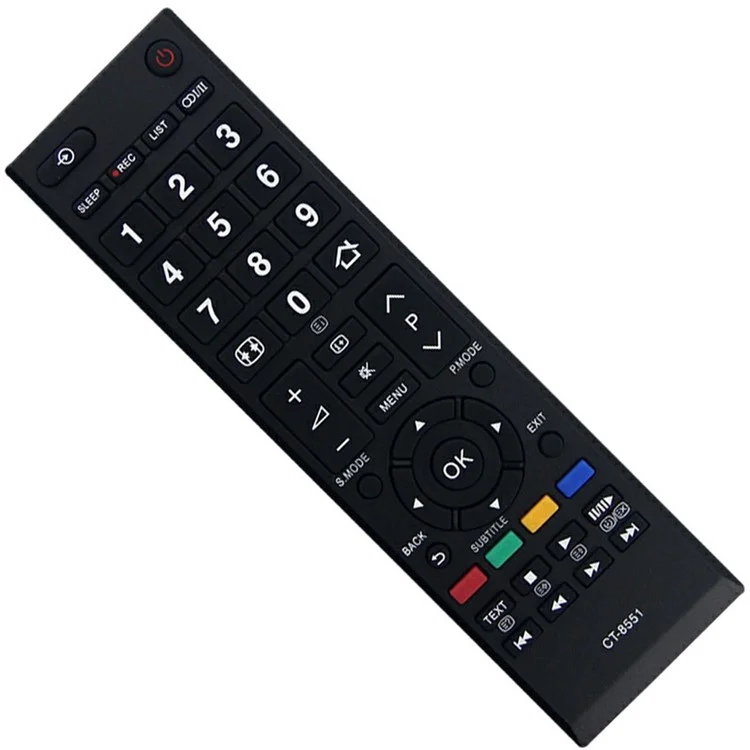 CT-8551 For Toshiba TV Ergonomic Remote Control Universal Replacement Controller